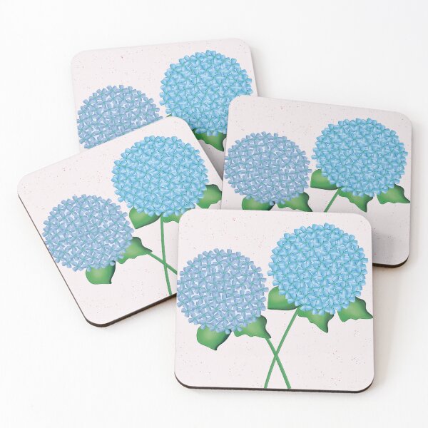 Aperçu de l'œuvre belles fleurs d'hortensia bleu créée et vendue par LiudmylaMaika.