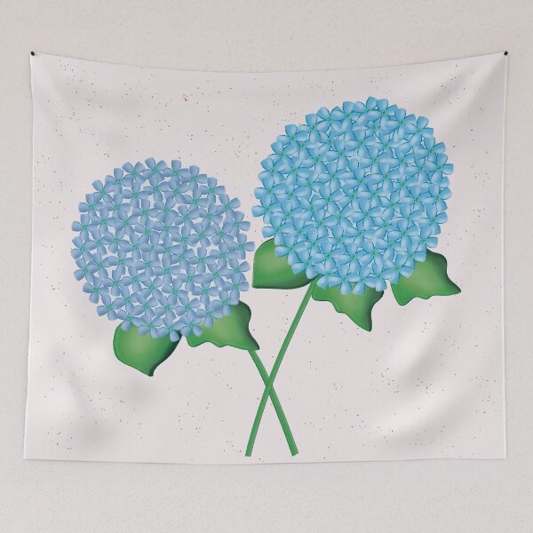 Item preview, beautiful blue hydrangea flowers designed and sold by LiudmylaMaika.