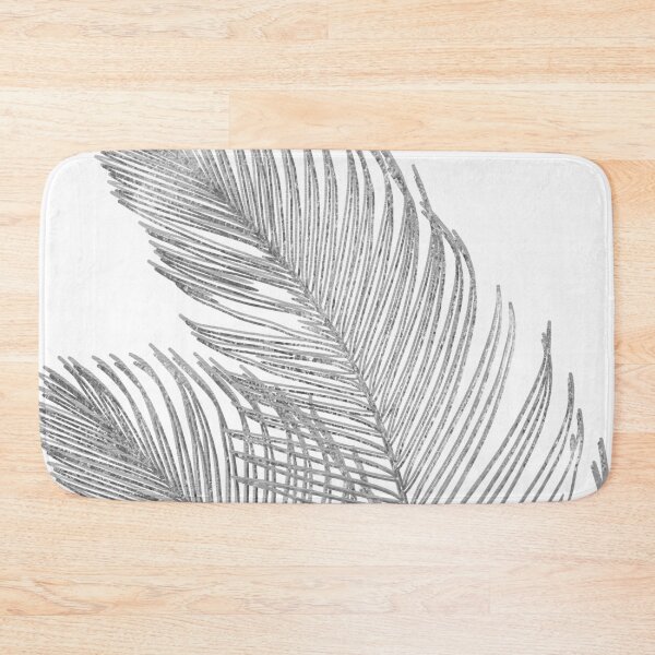 Item preview, Palm Leaves Finesse Line Art with Silver Foil #1 (Photo of Foil Only - Not Reflective) designed and sold by Anita's & Bella's Art.