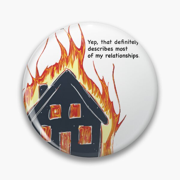 Item preview, Funny, House on Fire designed and sold by FunandWhimsy.