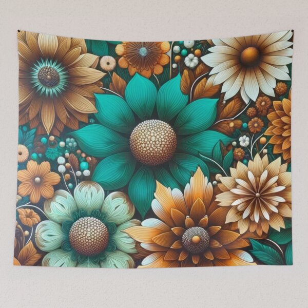 Item preview, Autumn-Inspired Floral Wall Art" designed and sold by mymagicstoreus.