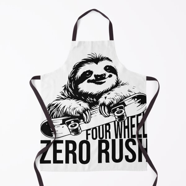 Item preview, Funny Skateboard Quote: Sloth Riding Skateboard designed and sold by NawalMagdy.