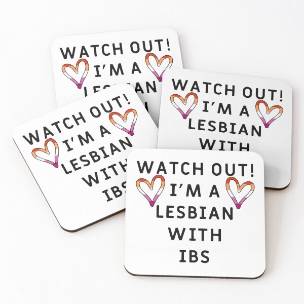 Item preview, Watch out! i'm a lesbian with ibs designed and sold by wordswithfonts.