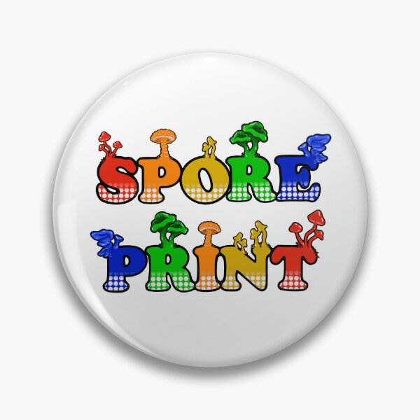 Item preview, Spore Print, abstract, magic mushroom, rainbow art designed and sold by MayGreenAbgrall.