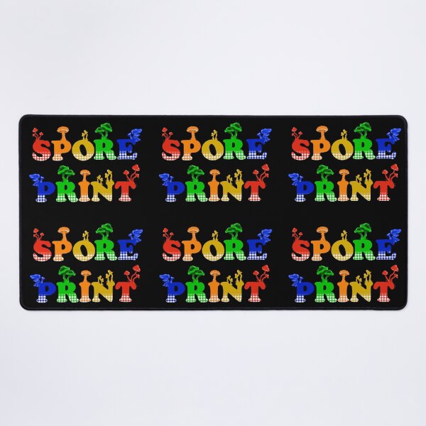 Item preview, Spore Print, abstract, magic mushroom, rainbow art designed and sold by MayGreenAbgrall.