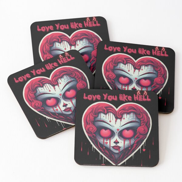 Item preview, Love You Like Hell Creative Gifts For Valentine's Day designed and sold by bunnyshopAW.