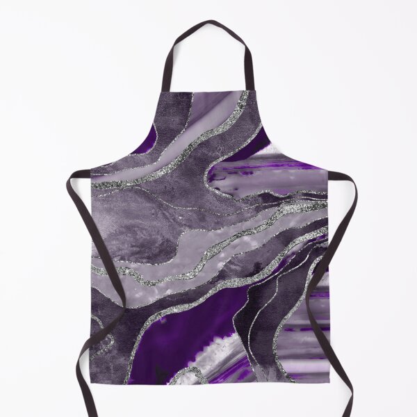 Item preview, Dark Violet Marble Agate Silver Glam #1 (Photo of Glitter Only - Not Reflective) designed and sold by Anita's & Bella's Art.