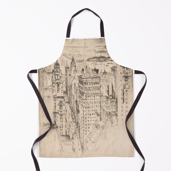 Item preview, Architectural sketch of a city with many skyscrappers designed and sold by SLGA-Designs.