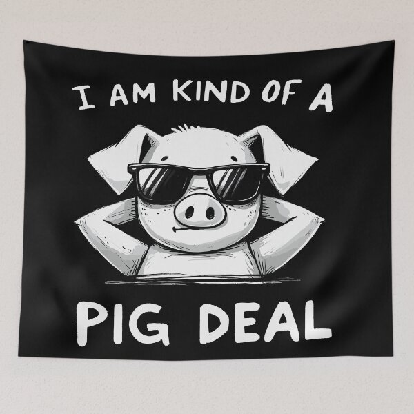 Item preview, I am kind of a pig deal designed and sold by DoodleDashShop.