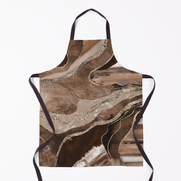 Item preview, Brown Marble Agate Gold Glam #1 (Photo of Glitter Only - Not Reflective) designed and sold by Anita's & Bella's Art.