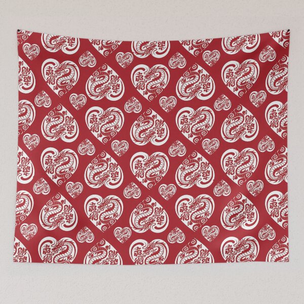 Item preview, Lunar New Year Dragon Heart Typography | Unique Illustration designed and sold by DesigntshirtWB.