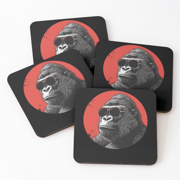Item preview, Gorilla with sunglasses designed and sold by RedStormCrafts.