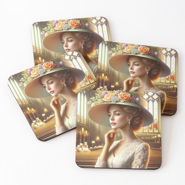 Item preview,  Timeless Elegance in Floral Hat/ Lady In Church Hat Volume 3 designed and sold by mymagicstoreus.