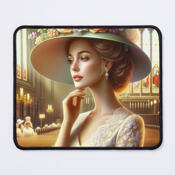 Item preview, Timeless Elegance in Floral Hat/ Lady In Church Hat Volume 3 designed and sold by mymagicstoreus.