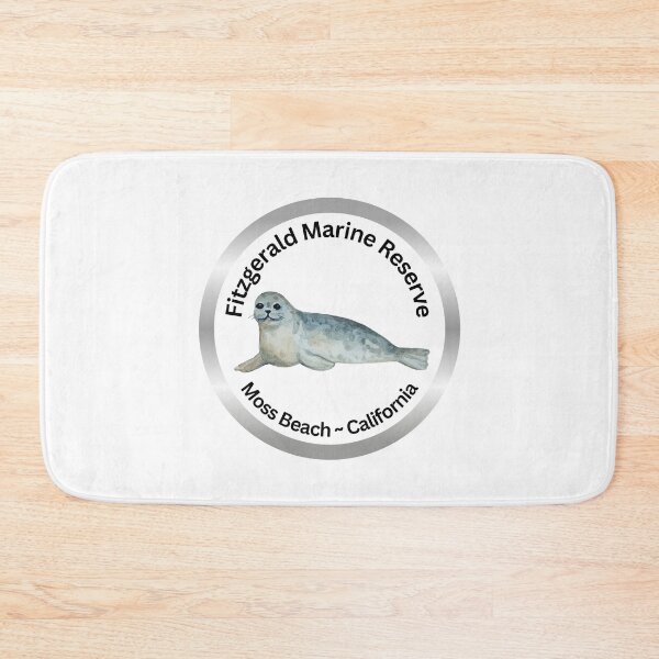 Item preview, Fitzgerald Marine Reserve Moss Beach Harbor Seal designed and sold by HalfMoonBayShop.