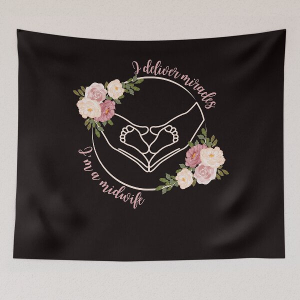 Item preview, I Deliver Miracles I'm a Midwife Gifts For Midwife designed and sold by Paula-Ziolek.