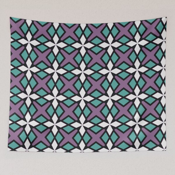 Item preview, Copy of Copy of Emerald Horizons: Exploring Hues of Green and Blue in Geometric Patterns designed and sold by HendAhabib.