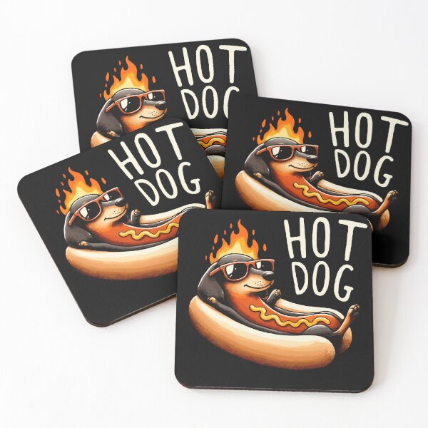 Item preview, Hot dog hot dog designed and sold by DoodleDashShop.