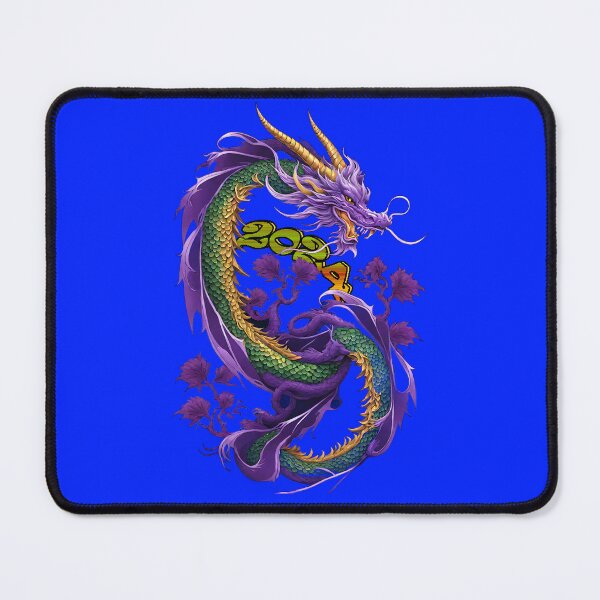 Item preview, Purple Wood Dragon's Luck: Roaring into 2024: Year of the Dragon designed and sold by leyfinder.