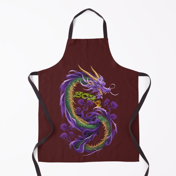 Item preview, Purple Wood Dragon's Luck: Roaring into 2024: Year of the Dragon designed and sold by leyfinder.