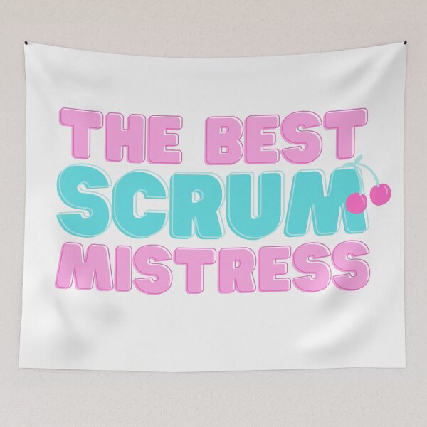 Item preview, Scrum master? Scrum mistress! The best! Cherry and cute designed and sold by Drawmecute.
