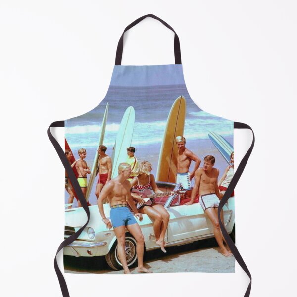 Item preview, People on the beach in a mustang convertible designed and sold by Road To Track.