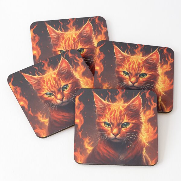 Item preview, Fire cat designed and sold by Shtex.