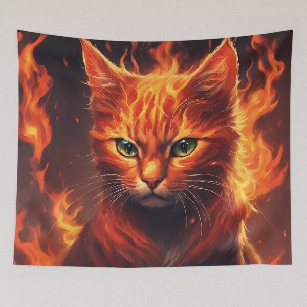 Item preview, Fire cat designed and sold by Shtex.
