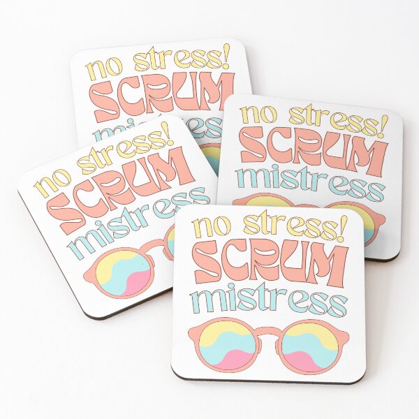 Item preview, Scrum master? No stress, Scrum mistress! Hippie vibes designed and sold by Drawmecute.