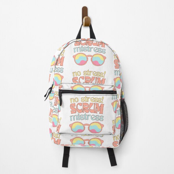 Item preview, Scrum master? No stress, Scrum mistress! Hippie vibes designed and sold by Drawmecute.