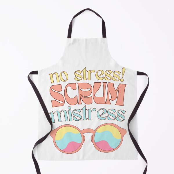 Item preview, Scrum master? No stress, Scrum mistress! Hippie vibes designed and sold by Drawmecute.