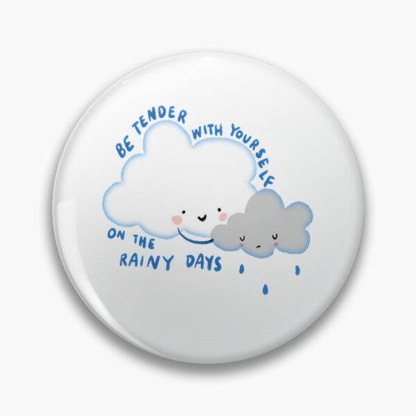 Item preview, be tender with yourself on the rainy days designed and sold by Aiyinyangart.