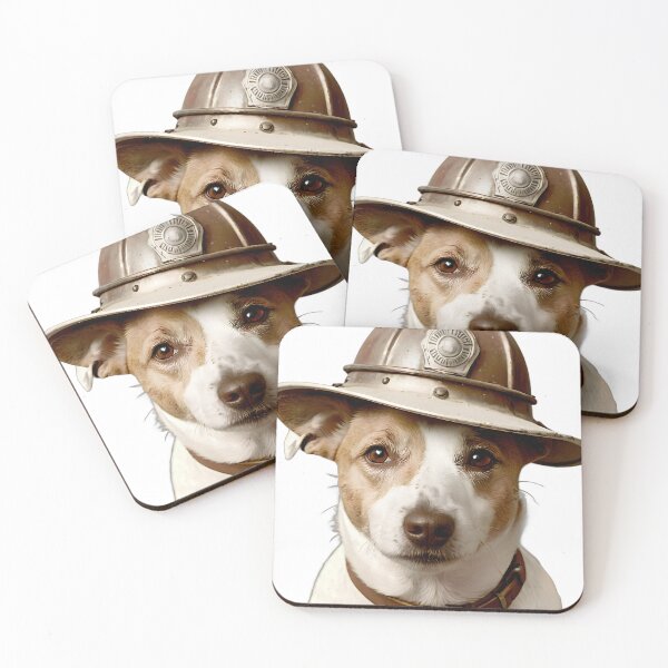 Item preview, Fireman Nugget , The Jack Russell (Transparent Backround) designed and sold by TheHotEnd.