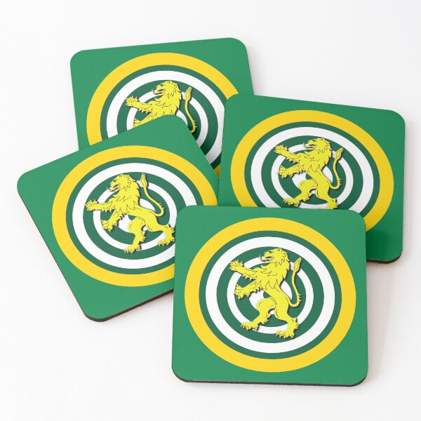 Item preview, Lions of Lisbon Celtic mod green white gold hoops Roundel designed and sold by ModSupporters.