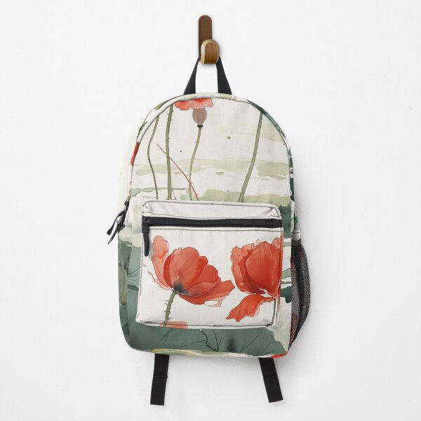 Item preview, Watercolor Red Anemones designed and sold by Peek-Designs.