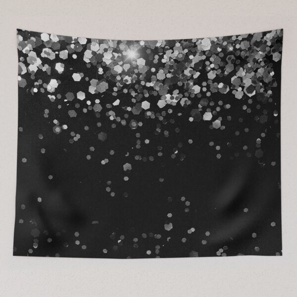 Item preview, Silver Gray Black Glam #3a (Photo of Glitter Only - Not Reflective) designed and sold by Anita's & Bella's Art.