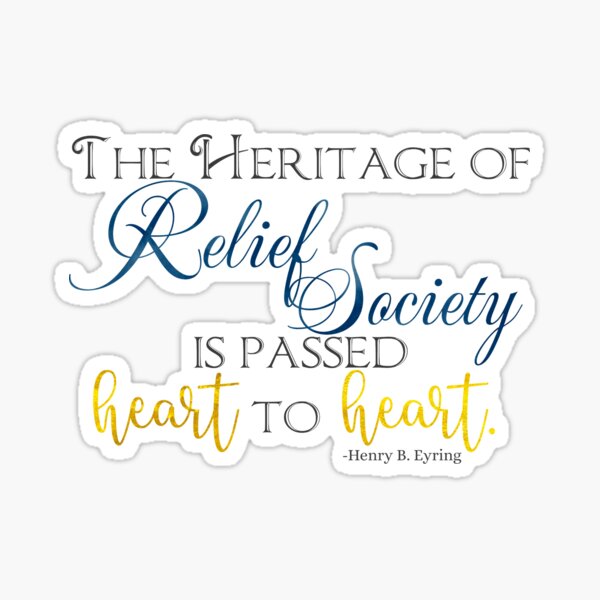 Item preview, Heritage of Relief Society designed and sold by ToKreate.