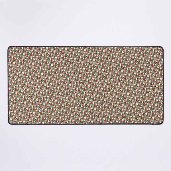 Item preview, Red Orange Green White Camo Blob Continuous Pattern  designed and sold by Alchemy-A-La-G.