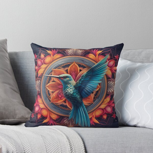 Item preview, Hummingbird in a Flower Mandala designed and sold by KingExpressions.