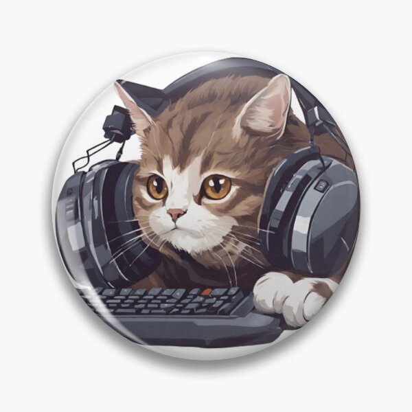 Item preview, Gamer cat designed and sold by Shtex.