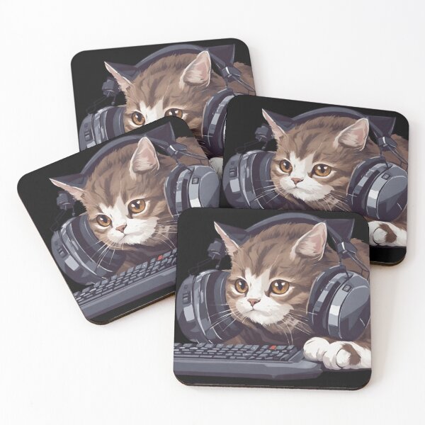 Item preview, Gamer cat designed and sold by Shtex.