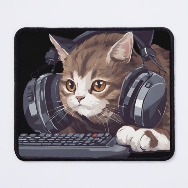 Item preview, Gamer cat designed and sold by Shtex.