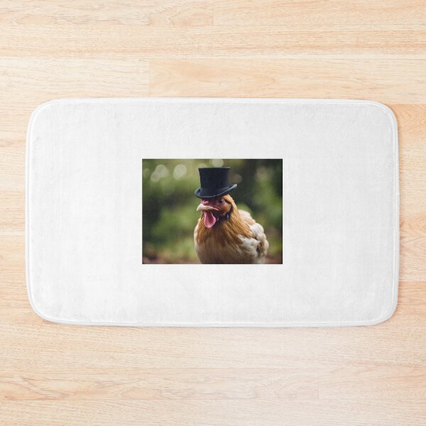 Item preview, Chicken wearing a top hat designed and sold by BlacCollection.