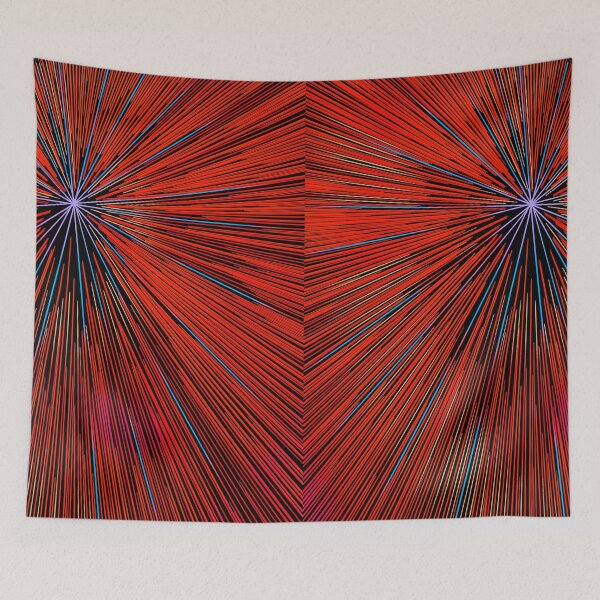 Item preview, Colorful Hyperdrive explosion - Red with lilac highlights version designed and sold by DaveDanchuk.