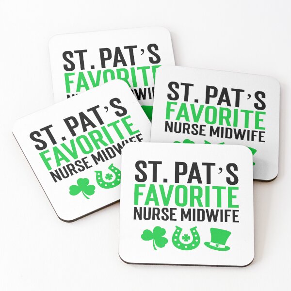 Item preview, St. Patrick's Day Nurse Midwife designed and sold by Whackadoodletee.