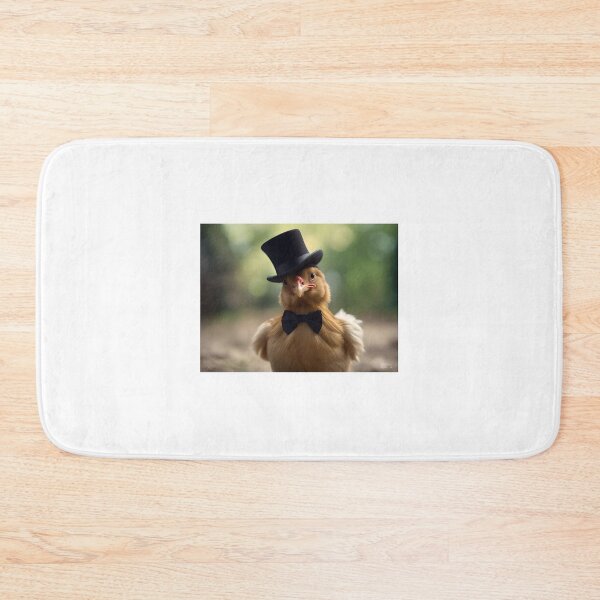 Item preview, Chicken wearing a top hat designed and sold by BlacCollection.