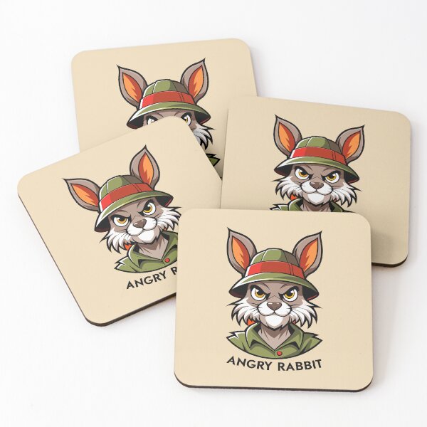 Item preview, Angry Rabbit designed and sold by CatCoconut-Art.