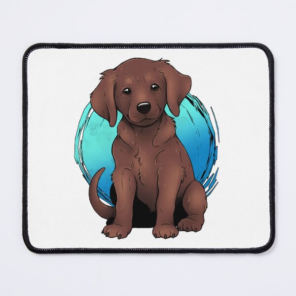 Item preview, Cute Smiling Chocolate Labrador Puppy designed and sold by FurPalArt.