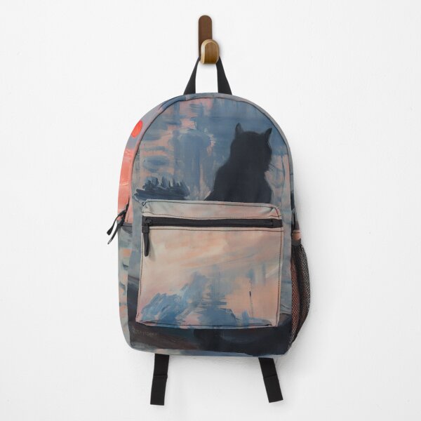 Item preview, Sunrise by Claude Monet Black Cat Art designed and sold by Peek-Designs.