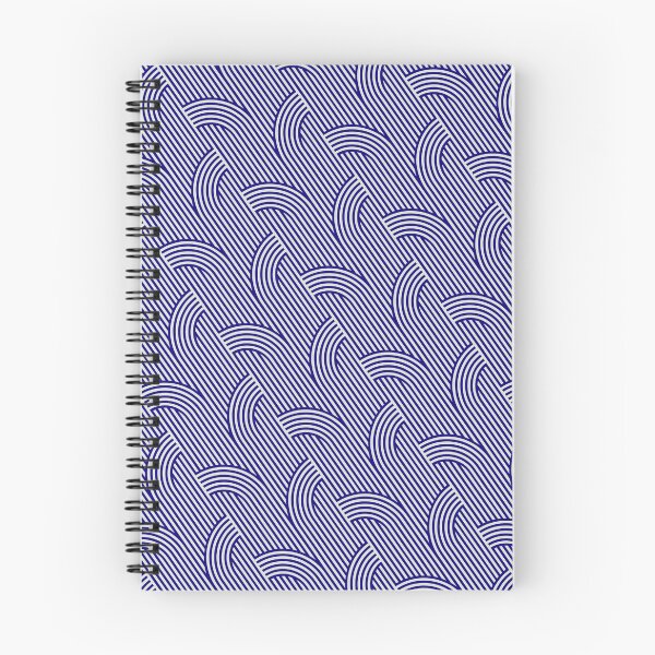 Item preview, Blue Geometric Stripe Seamless Repeating Continuous Pattern Textile  designed and sold by Alchemy-A-La-G.